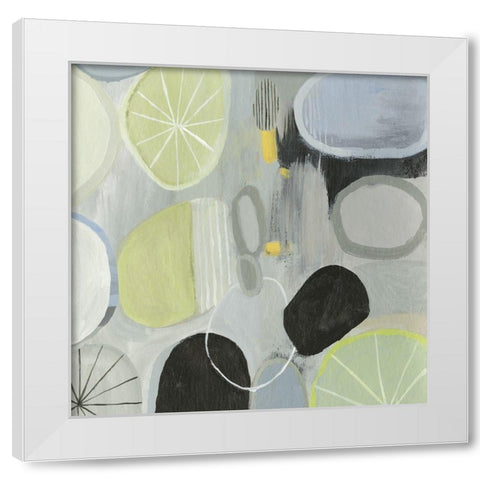 Balance Act I  White Modern Wood Framed Art Print by Tom Reeves