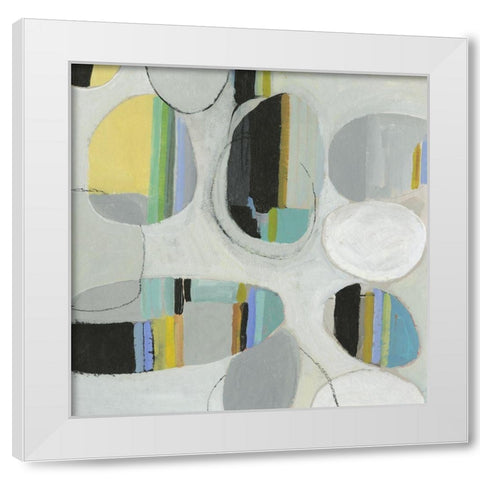 Balance Act II  White Modern Wood Framed Art Print by Tom Reeves