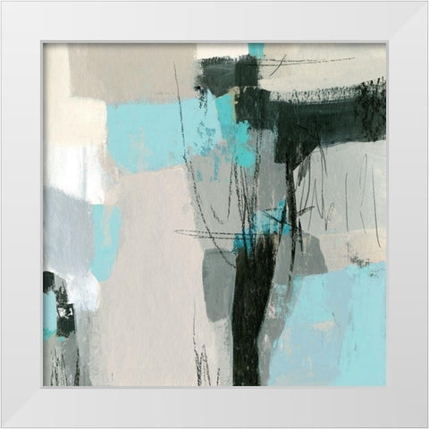 New Light I  White Modern Wood Framed Art Print by Tom Reeves