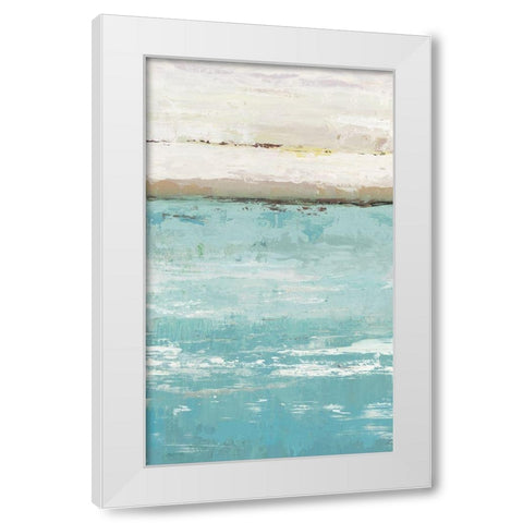 Next Level II  White Modern Wood Framed Art Print by Tom Reeves