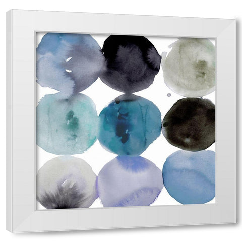Aureole White Modern Wood Framed Art Print by Reeves, Tom