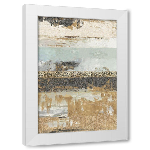 Bare V White Modern Wood Framed Art Print by Reeves, Tom