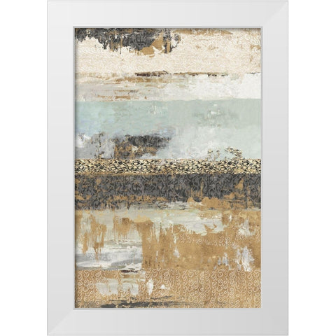 Bare V White Modern Wood Framed Art Print by Reeves, Tom