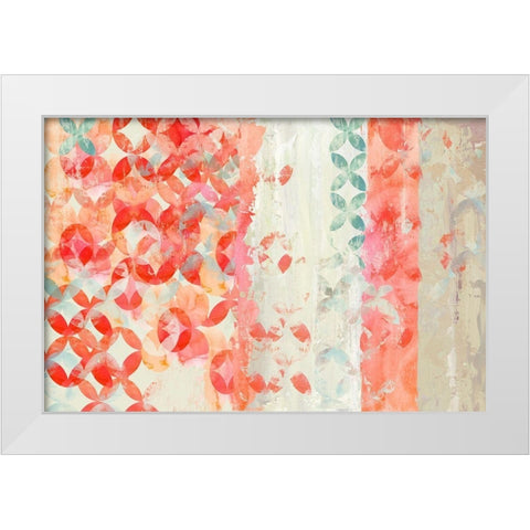 Valentine I White Modern Wood Framed Art Print by Reeves, Tom