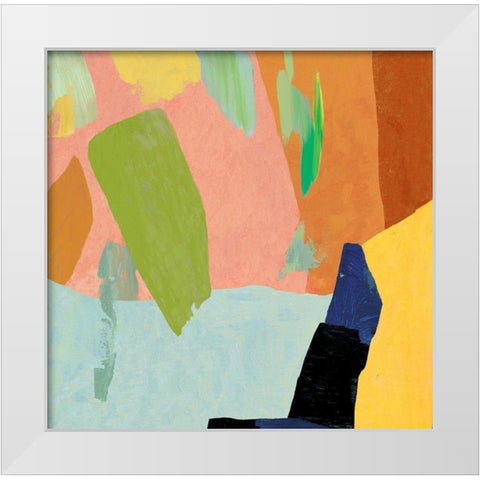 Buoyant I White Modern Wood Framed Art Print by Reeves, Tom