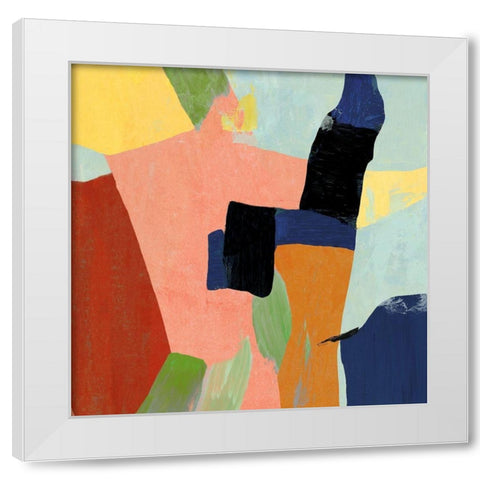 Buoyant II White Modern Wood Framed Art Print by Reeves, Tom