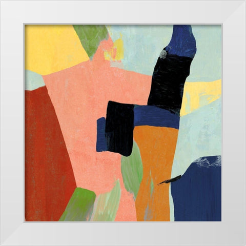 Buoyant II White Modern Wood Framed Art Print by Reeves, Tom