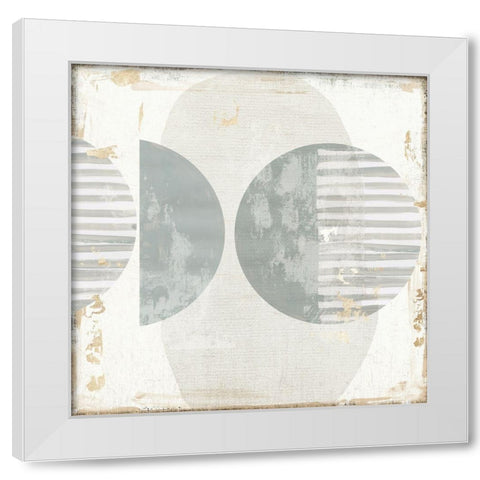 Heather I White Modern Wood Framed Art Print by Reeves, Tom