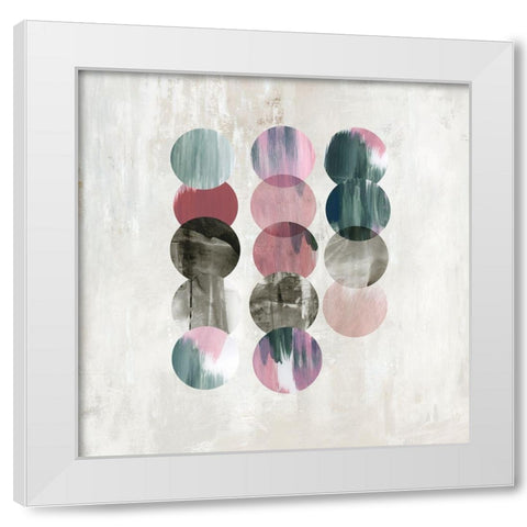 Pellet White Modern Wood Framed Art Print by Reeves, Tom