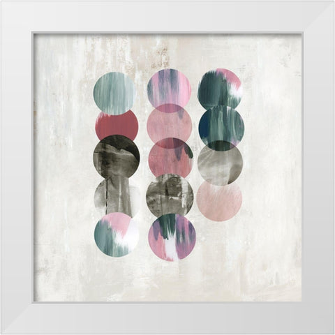 Pellet White Modern Wood Framed Art Print by Reeves, Tom