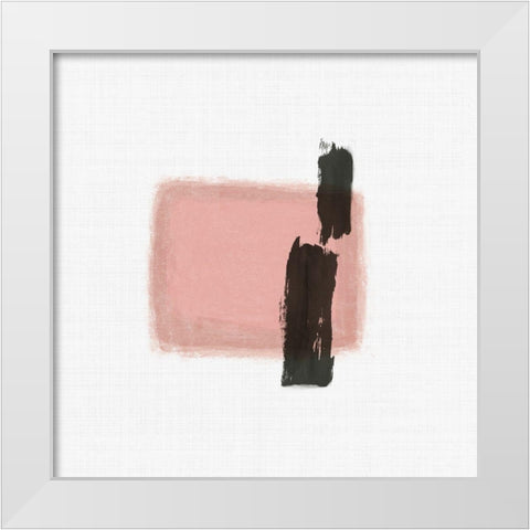 Rosy Tint II White Modern Wood Framed Art Print by Reeves, Tom