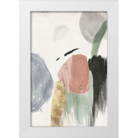 Balance of Amusement  White Modern Wood Framed Art Print by Reeves, Tom