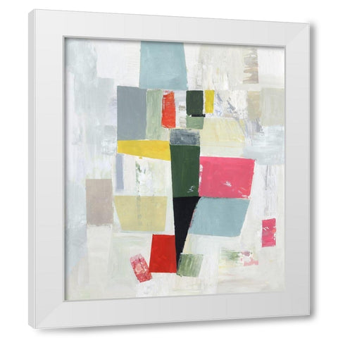 Fixed Ideas I  White Modern Wood Framed Art Print by Reeves, Tom