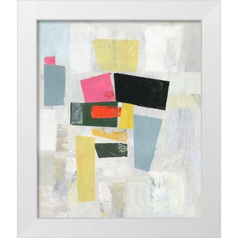Fixed Ideas II  White Modern Wood Framed Art Print by Reeves, Tom