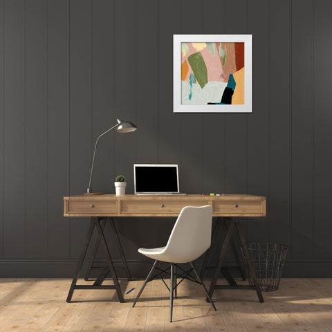 Afloat I  White Modern Wood Framed Art Print by Reeves, Tom