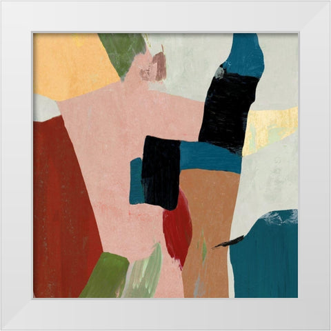 Afloat II  White Modern Wood Framed Art Print by Reeves, Tom