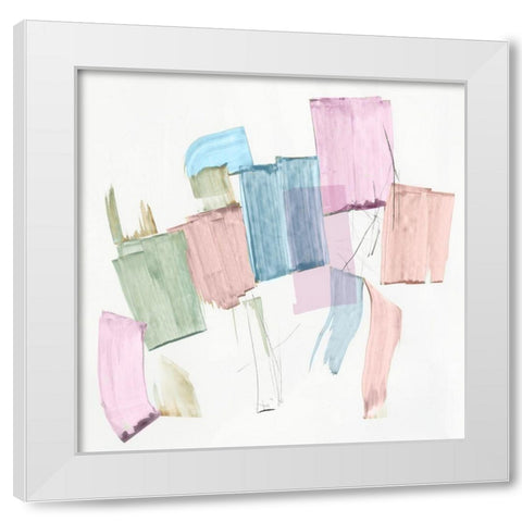 Touch of Spring  White Modern Wood Framed Art Print by Reeves, Tom