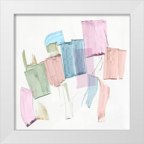 Touch of Spring  White Modern Wood Framed Art Print by Reeves, Tom