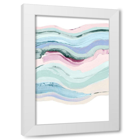 Insistent II  White Modern Wood Framed Art Print by Reeves, Tom
