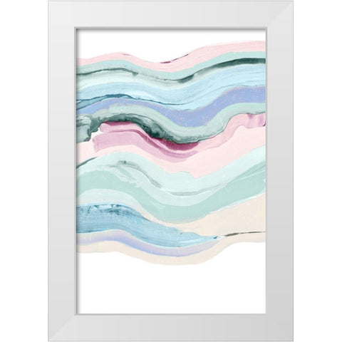 Insistent II  White Modern Wood Framed Art Print by Reeves, Tom