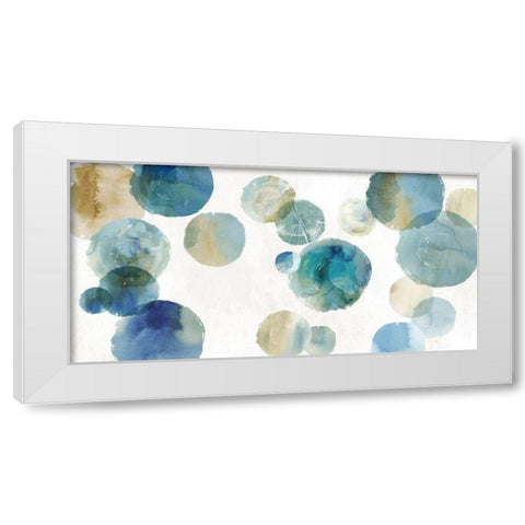 Echoing Depth  White Modern Wood Framed Art Print by Reeves, Tom