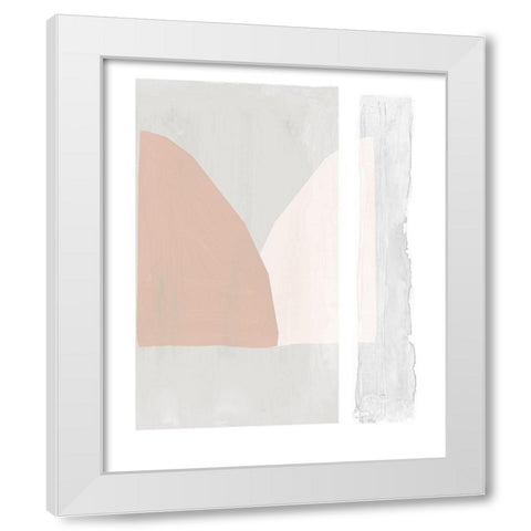 Soft and Light White Modern Wood Framed Art Print by Reeves, Tom