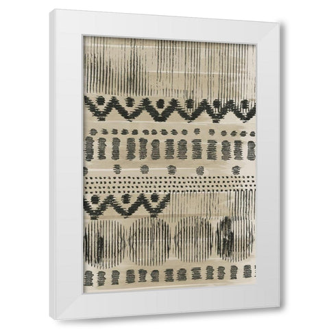 Wool and Silk II White Modern Wood Framed Art Print by Reeves, Tom