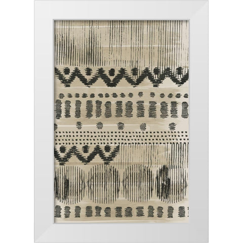 Wool and Silk II White Modern Wood Framed Art Print by Reeves, Tom