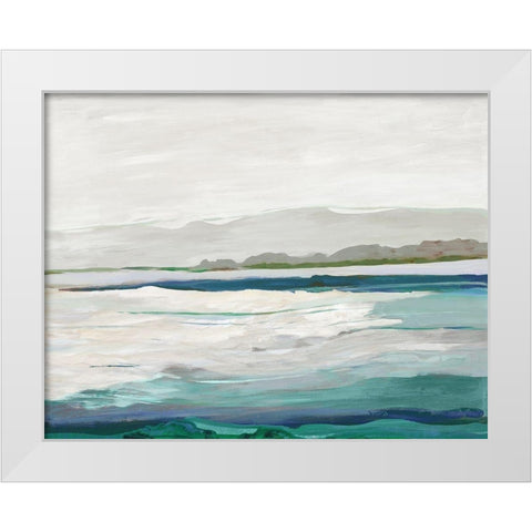 Air of New Land White Modern Wood Framed Art Print by Reeves, Tom