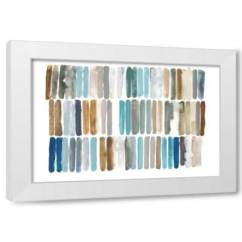Trumpet Songs White Modern Wood Framed Art Print by Reeves, Tom