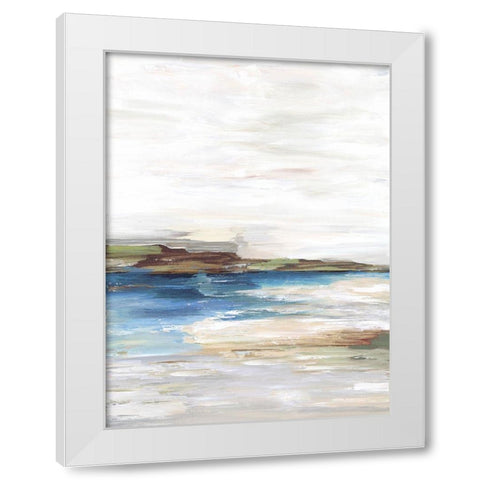 Distant Lands II White Modern Wood Framed Art Print by Reeves, Tom