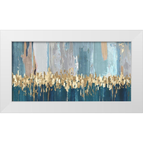 Starlight  White Modern Wood Framed Art Print by Reeves, Tom