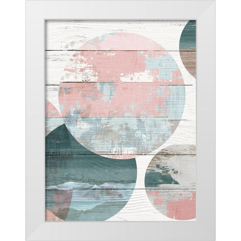 Simple Move II White Modern Wood Framed Art Print by Reeves, Tom