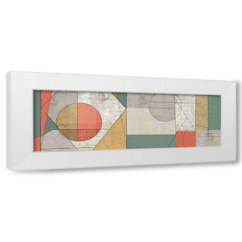 Geometry of Life White Modern Wood Framed Art Print by Reeves, Tom
