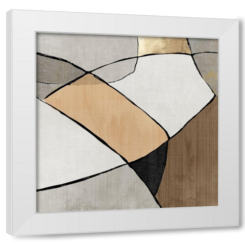 Glorious Maze II White Modern Wood Framed Art Print by Reeves, Tom
