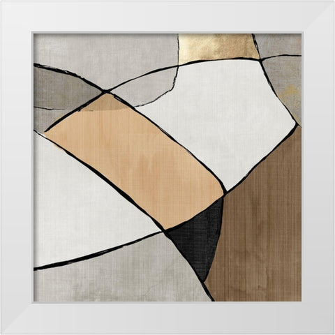 Glorious Maze II White Modern Wood Framed Art Print by Reeves, Tom