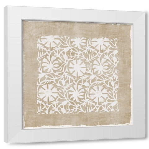 Venetian Lace II White Modern Wood Framed Art Print by Reeves, Tom