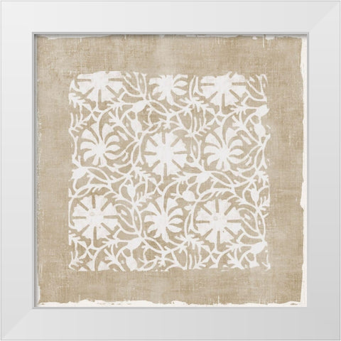 Venetian Lace II White Modern Wood Framed Art Print by Reeves, Tom