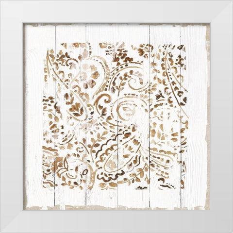 Eternal Beauty I White Modern Wood Framed Art Print by Reeves, Tom