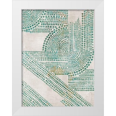 Follow Us I  White Modern Wood Framed Art Print by Reeves, Tom