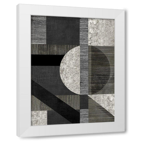 Perfect Lines I White Modern Wood Framed Art Print by Reeves, Tom
