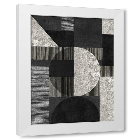 Perfect Lines I White Modern Wood Framed Art Print by Reeves, Tom