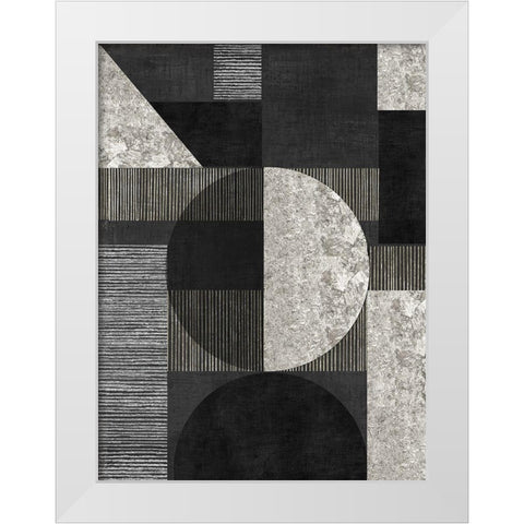 Perfect Lines I White Modern Wood Framed Art Print by Reeves, Tom