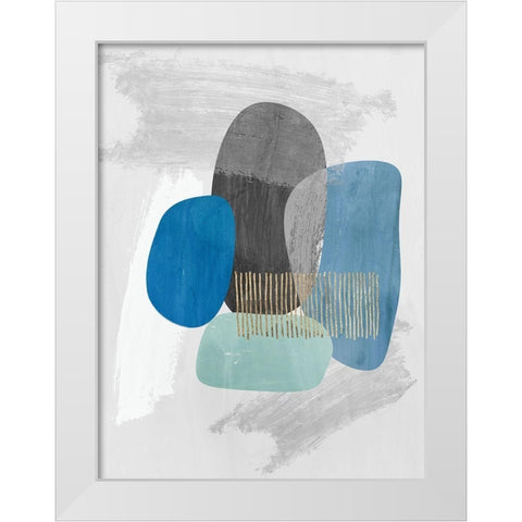 Cyra I  White Modern Wood Framed Art Print by Reeves, Tom