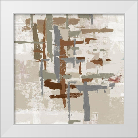 Modern Weave I  White Modern Wood Framed Art Print by Reeves, Tom