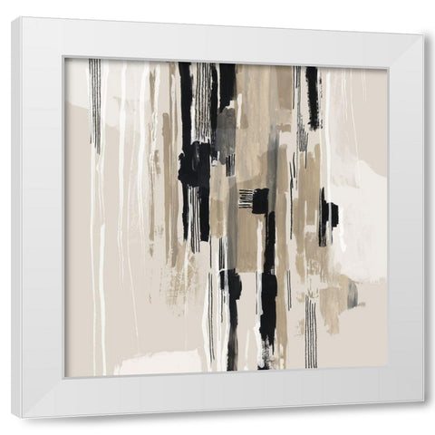 Woven Together I  White Modern Wood Framed Art Print by Reeves, Tom