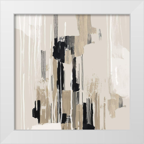 Woven Together II White Modern Wood Framed Art Print by Reeves, Tom