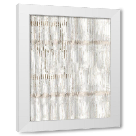 Bamboo Passing I  White Modern Wood Framed Art Print by Reeves, Tom