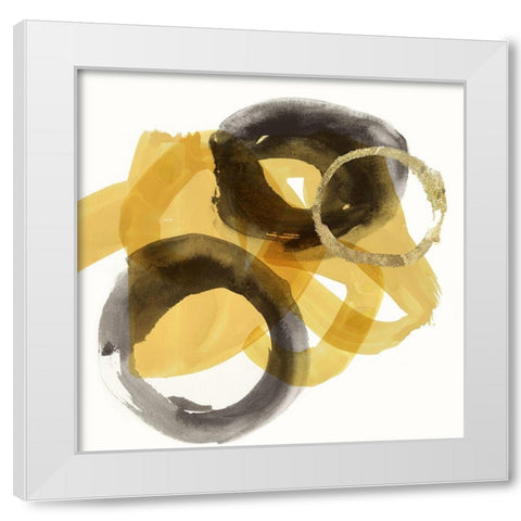 Dynamo II White Modern Wood Framed Art Print by Reeves, Tom