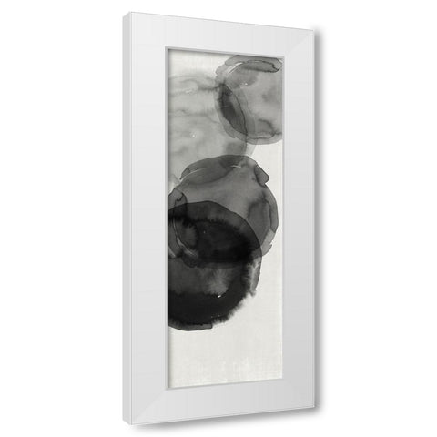 Transparent Ink I  White Modern Wood Framed Art Print by Reeves, Tom